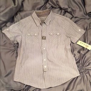 Boys Guess Button Down Shirt - Medium (12/14)
